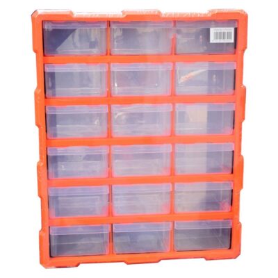 BANDEJA ORGANIZADORA 18 GAVETAS MEDIANA PLASTICA (38*47*16 CMS) (HT90302)