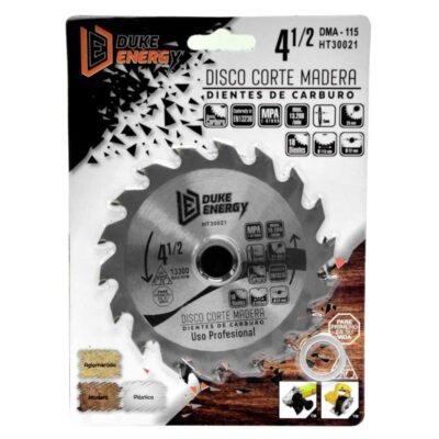 DISCO MADERA DUKE ENERGY PROFESIONAL (4 1/2X 18) DMA115 (HT30021)