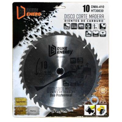 DISCO MADERA DUKE ENERGY PROFESIONAL (10X40) HT410 (HT30030)