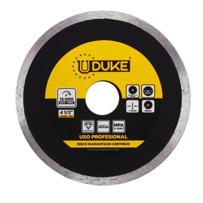 DISCO DIAMANTADO CONTINUO UDUKE 4 1/2 (HT30580)