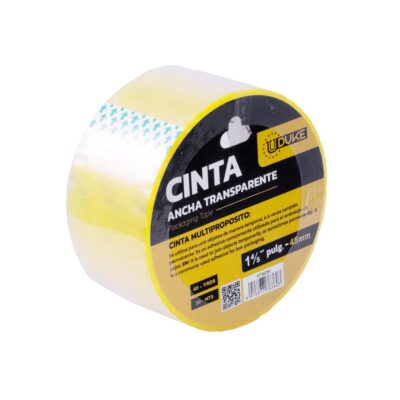 CINTA ANCHA UDUKE X 40 YRDS (36 MTS) TRANSPARENTE (HT40261)