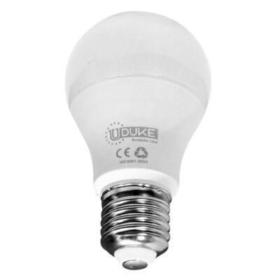 BOMBILLO LED 9W UDUKE LUZ DIA E27 MULTIVOLTAGE (6500K) (A60) (HT80397) (GARANTIA 2 ANOS)