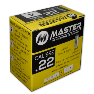 CARGA MASTER C-22 AMARILLA CAJA X 100