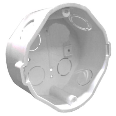 CAJA PLASTICA OCTAGONAL BLANCA INDUMA CERTICADA (X540)(T1202-0031)