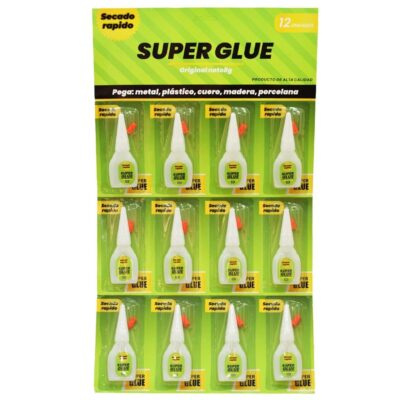 SUPER GLUE CARTON EN TARRITO SECADO RAPIDO X 12 (10 GRS (PAC30042-342)