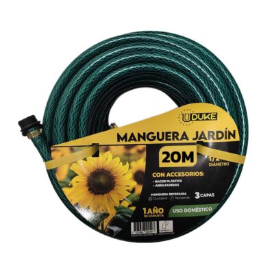 MANGUERA DE JARDIN UDUKE USO DOMESTICO X 20 METROS (SUAN)