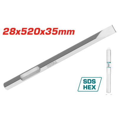 CINCEL PUNTA SDS HEXAGONAL 28 X 520 X 35 MM SUPER TOTAL (TAC153428112)