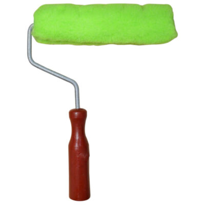 RODILLO FELPA MINI SOFI VERDE / BLANCO 6″