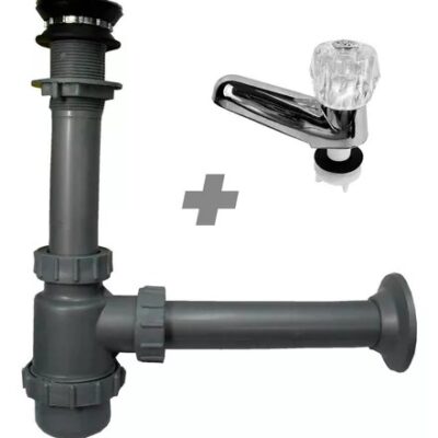 SIFON LAVAMANOS COMPLETO PLASTGRIFOS + LLAVE LAVAMANOS (3281122)