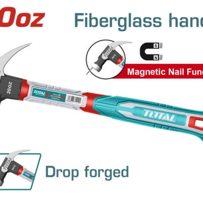 MARTILLO 20 OZ IMANTADO MANGO FIBRA DE VIDRIO SUPER TOTAL (THCH61020)