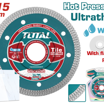 DISCO DIAMANTADO CONTINUO 4 1/2″ CORTE BALDOZA,MARMOL, CERAMICA INDUSTRIAL SUPER TOTAL (TAC2181151HT)