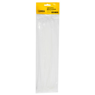 AMARRA PLASTICA UDUKE BLANCA 3.6X300MM (30 CM) (100 UNDS) (HT70023)