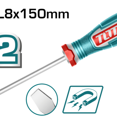 DESTORNILLADOR 5/16X6″ (-) PUNTA IMANTADA INDUSTRIAL SUPER TOTAL (TSDSL8150)