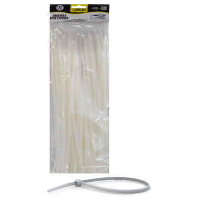 AMARRA PLASTICA UDUKE BLANCA 4.8X350MM (35 CM) (100 UNDS) (HT70027)