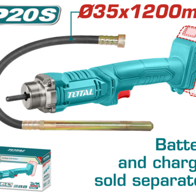 VIBRADOR DE CONCRETO INALAMBRICO 20V BATERIAS Y CARGADOR NO INCLUIDO SUPER TOTAL (TCVLI202301)