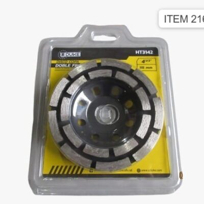 DISCO COPA DOBLE FILO PARA PULIR 4-1/2″ UDUKE (HT3142)