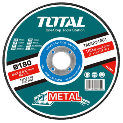 DISCO PULIR METAL 7″ TOTAL (TAC2231801)