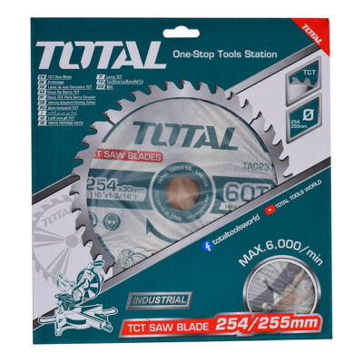 DISCO CORTE MADERA 10×60 INDUSTRIAL TOTAL (TAC231723)