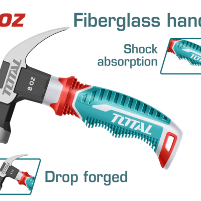 MARTILLO SEÑORITERO 8 OZ FIBRA DE VIDRIO SUPER TOTAL (THCH61008D)