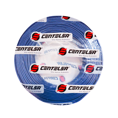 ALAMBRE CENTELSA SOLIDO #14 AZUL