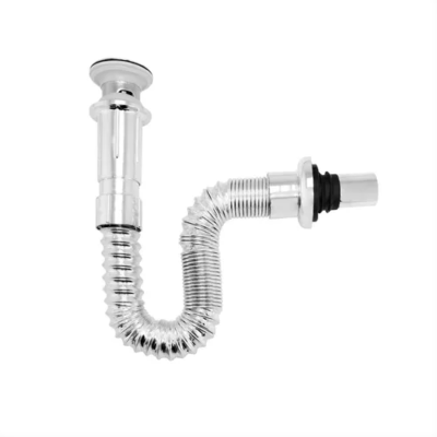 SIFON FLEXIBLE LAVAMANOS DE PVC 1 1/4 DE MONEDA