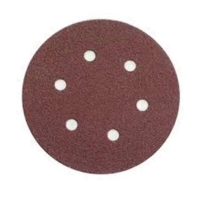 DISCO VELCRO ABRACOL ROJO 6 X 6 HUECOS GRANO 100 (RDVRO0100006)