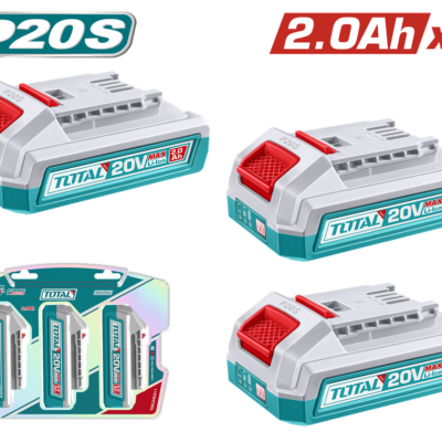 KIT DE 3 BATERIAS 20V 2,0AH INDUSTRIAL SUPER TOTAL (TOSLI240311)