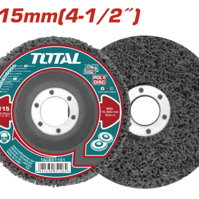 DISCO ABRASIVO DE POLIETILENO 4-1/2″ SUPER TOTAL (TAC651151)