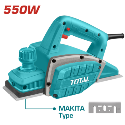 CEPILLO ELECTRICO 550W 120V INCLUYE GUIA INDUSTRIAL TOTAL (UTL5508216)