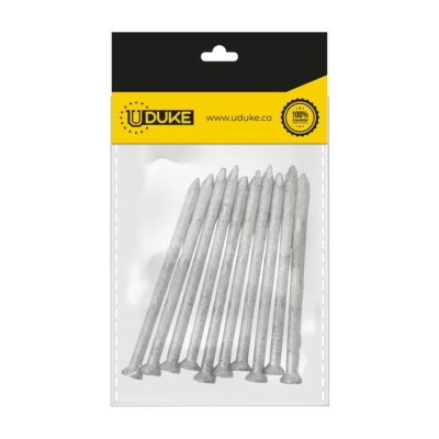 CLAVO ACERO VERTICAL 3″ PQT X 10 UDUKE