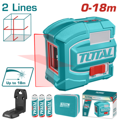 NIVEL LASER 0-18M LUZ ROJA INDUSTRIAL SUPER TOTAL (TLL156503)