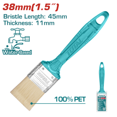 BROCHA 1.5″ MANGO PLASTICO TOTAL (THT840156)