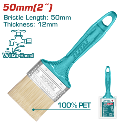 BROCHA 2″ MANGO PLASTICO TOTAL (THT840206)