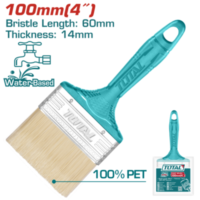 BROCHA 4″ MANGO PLASTICO TOTAL (THT840406)