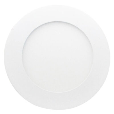 PANEL LED 6W REDONDO INCRUSTAR LUZ CALIDA UDUKE (3500K)(85-265V)(HT80359)(35002C)