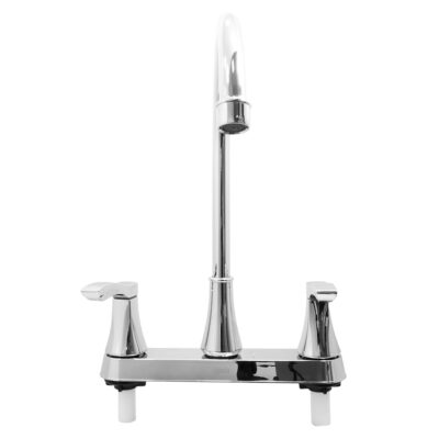 MEZCLADOR LAVAPLATOS ALETA 8″ CROMADO ABS UDUKE (HT2167)