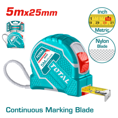 METRO 5 MTS HOJA 25MM INDUSTRIAL SUPER TOTAL (TMT126652)