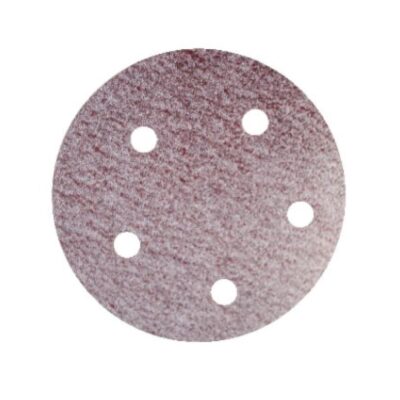 DISCO VELCRO ABRACOL ROJO 5 X 5 HUECOS GRANO 100 (RDVRO0100005)