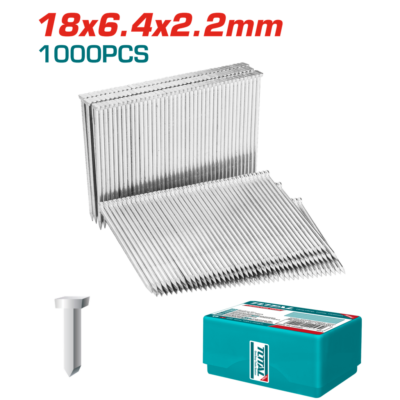 CLAVO 18MM PARA CLAVADORA NEUMATICA 1000 PZS TOTAL (TAC918183)