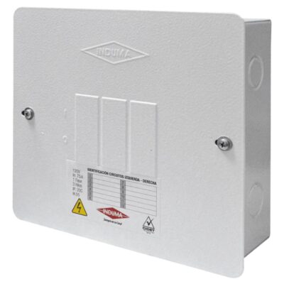 CAJA BREAKER METALICA 3 CIRCUITOS CERTIFICADA INDUMA T7901-002 (T1205-0002)