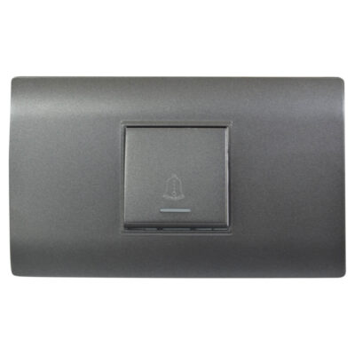 LINEA BK PLUS GRIS INCRUSTAR SWICHE TIMBRE (118K-11-FMGRY) (HT20705)