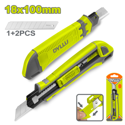 BISTURI 18X100MM CAUCHO CON 3 REPUESTOS DYLLU (DTSK8618)