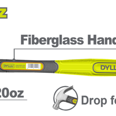 MARTILLO 20OZ MANGO FIBRA DE VIDRIO DYLLU (DTHM3320)