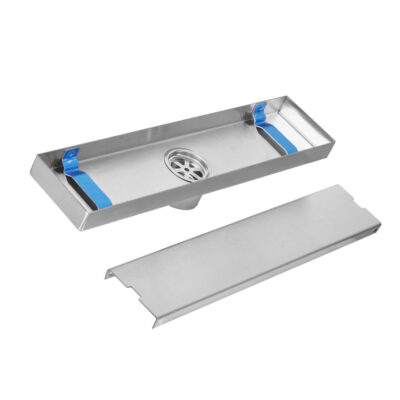 REJILLA SIFON PISO INVISIBLE ACERO INOXIDABLE 6.8x30CM UDUKE (HT1596)