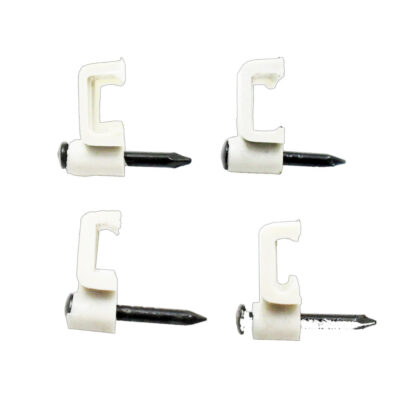 GRAPA MURO PLASTICA DUPLEX 9 BLANCA (BOLSA X 40)(PTV)X1