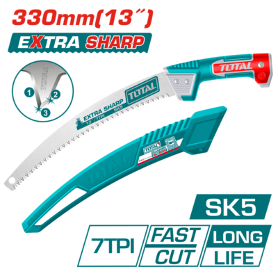 SERRUCHO PODADOR CURVO 13″ INDUSTRIAL SUPER TOTAL (THPS3308)