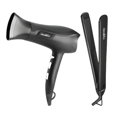 COMBO DE PLANCHA Y SECADOR 120V DECAKILA (KUHS041B)