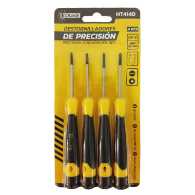 DESTORNILLADOR RELOJERO JUEGO X 4 PZS UDUKE (HT4140)