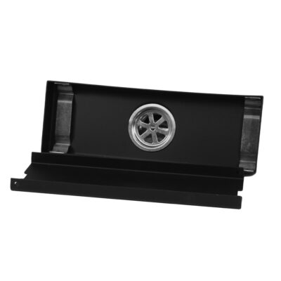 REJILLA SIFON PISO INVISIBLE ACERO INOXIDABLE NEGRA 6.8x20CM UDUKE (HT1595)