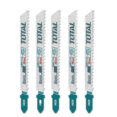 SET DE SEGUETA SIERRA SABLE X5PCS PARA MADERA SUPER TOTAL (TJSBT111C)